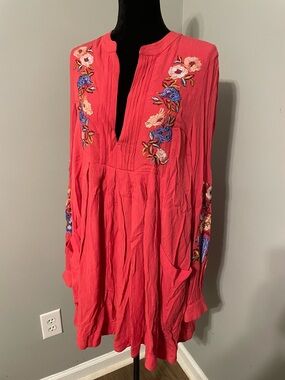 Free People | Dresses | Free People Tribal Grunge Black Ivory Dress Size 2  | Poshmark
